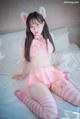 DJAWA Photo - Myu_a_ (뮤아): "Catgirl in Pink" (72 photos) P12 No.e0f4f3