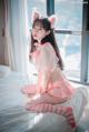 DJAWA Photo - Myu_a_ (뮤아): "Catgirl in Pink" (72 photos) P18 No.31917d